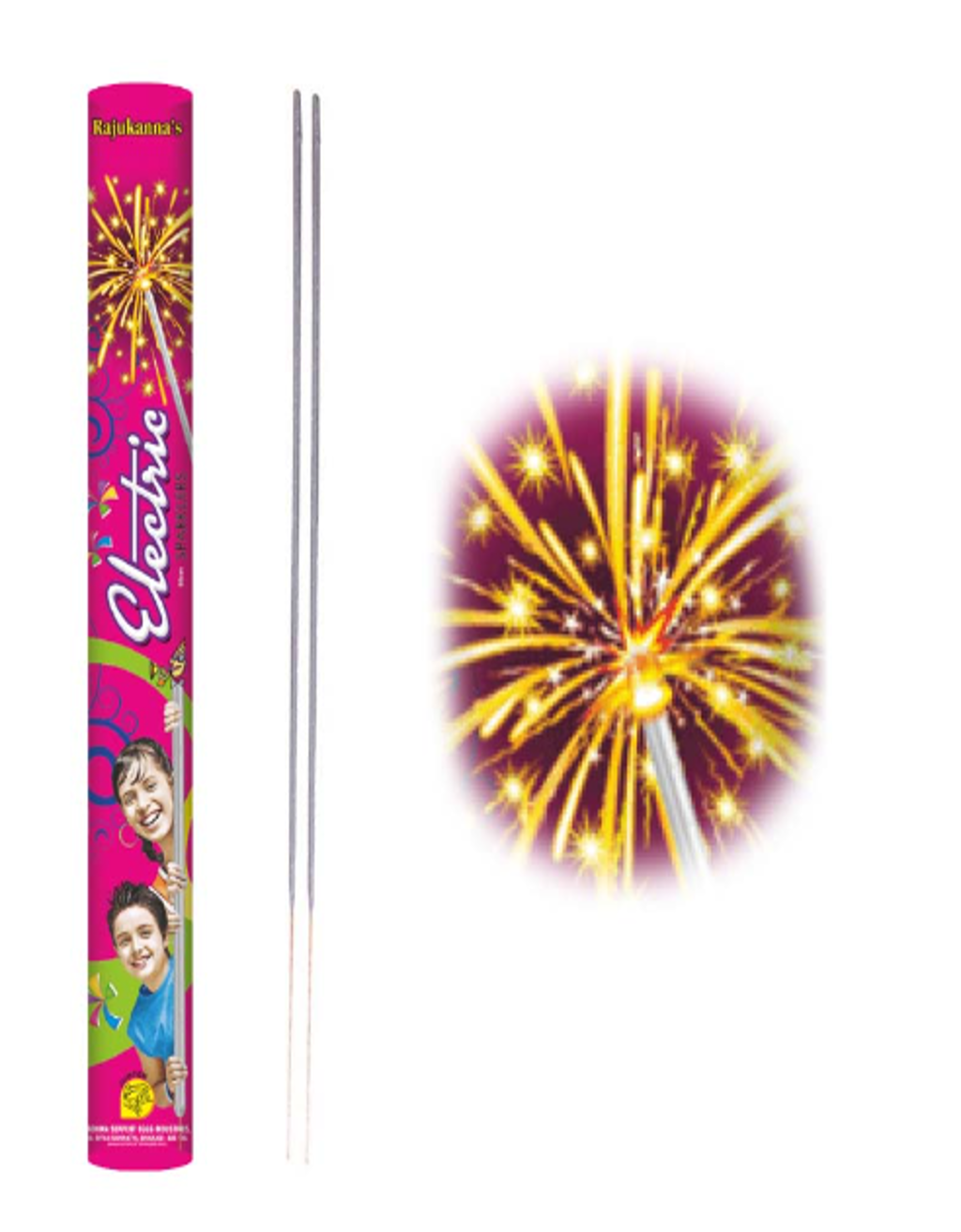 50 CM Electric Sparklers | 1 Tube | 5 Pcs