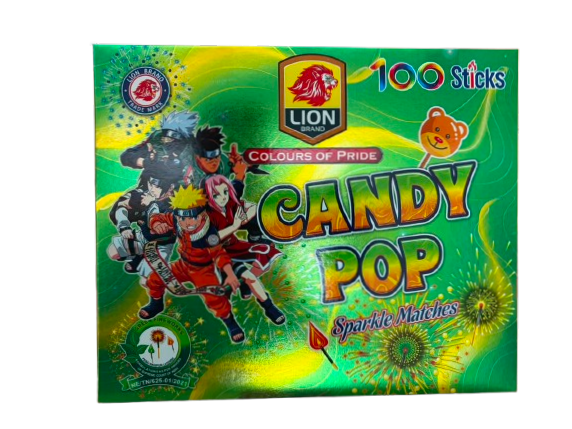 Candy Pop 180 mm | 10 Boxes | 100 Sticks